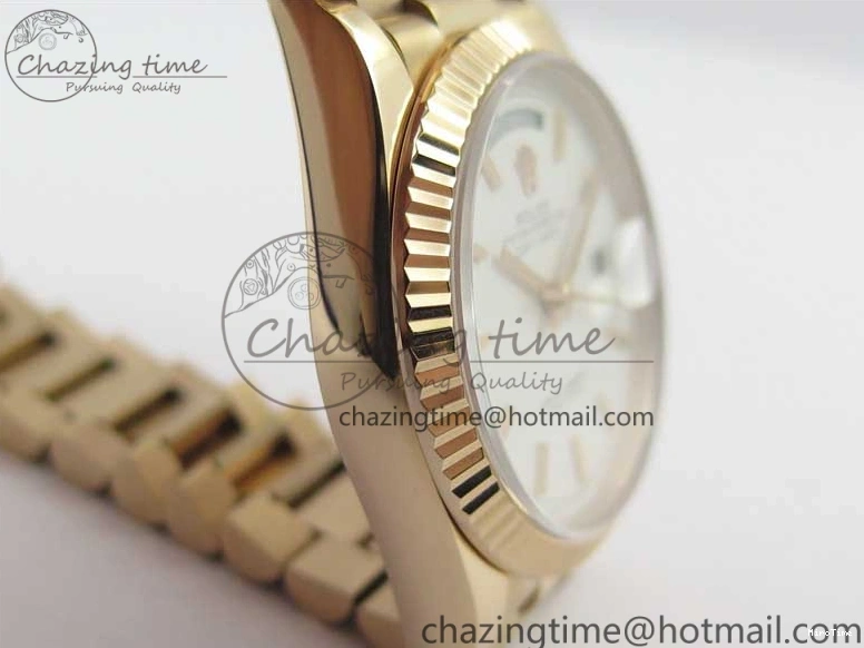 MiroTime 0117 MultiPurpose Day-Date 36 RG 128239 Bp Maker Best Edition White Dial on RG President Bracelet 3139